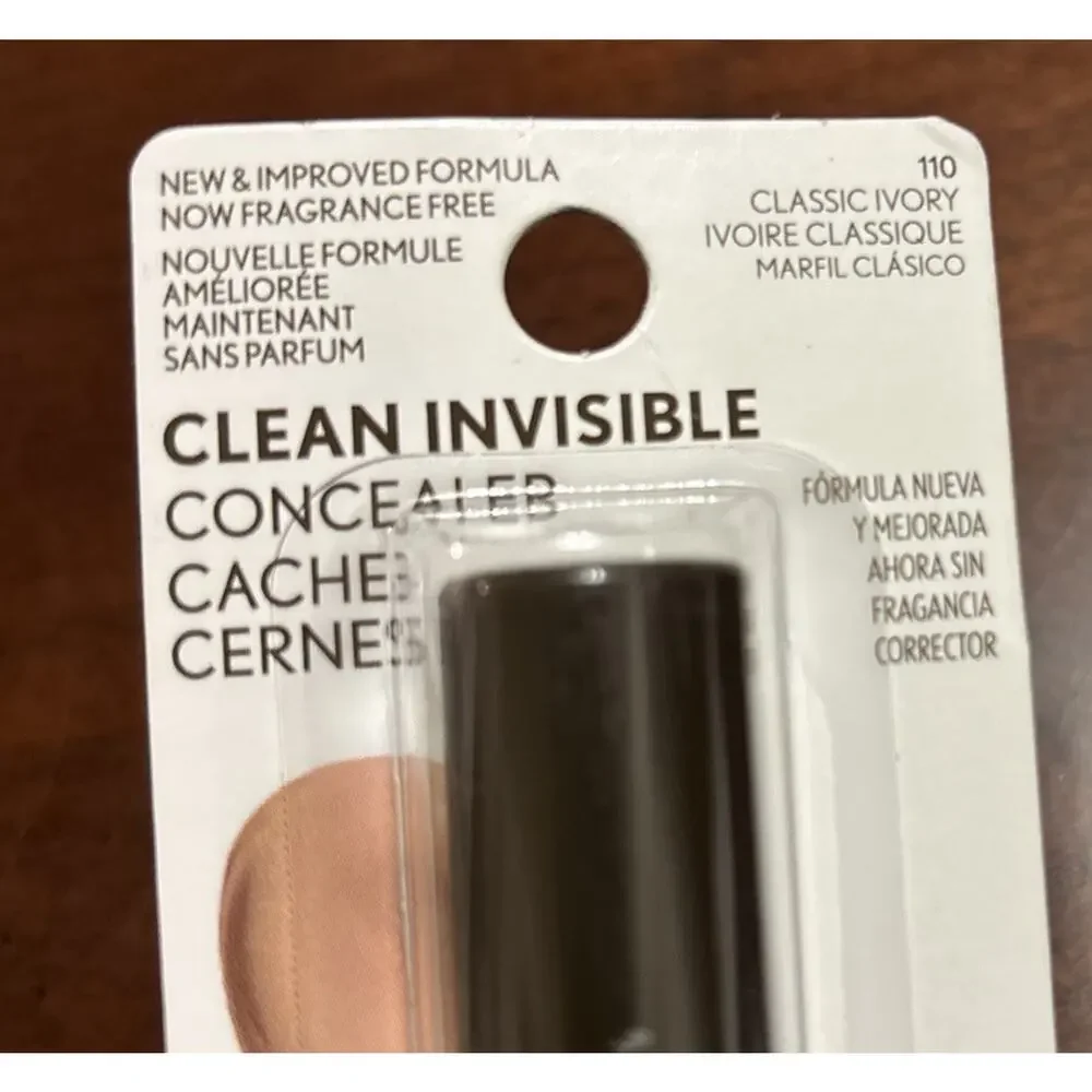 COVERGIRL Clean Invisible Concealer Classic Ivory #110 NEW